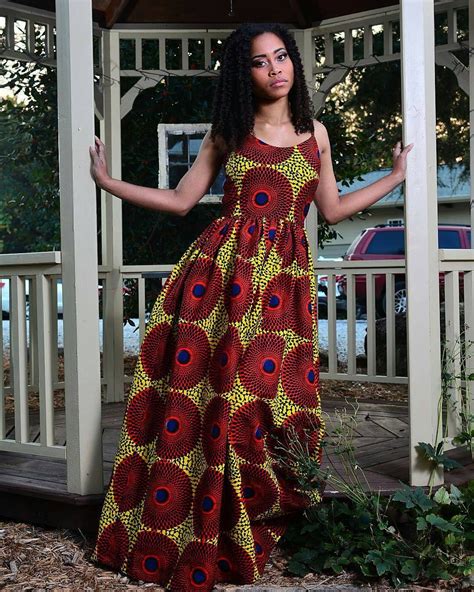 Ankara Backless Maxi Dress Designedmade By Tashiasimilao Ankarastyles African Inspired