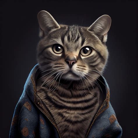 Premium Ai Image 3d Cat Avatar For Online Games Or Web Account Avatar