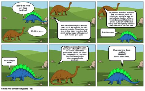 Dinosaur Big Bang Storyboard By 5231dce7