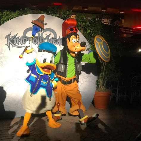 Donald Duck And Goofy In Kingdom Hearts Attire At Disney Vacation Club