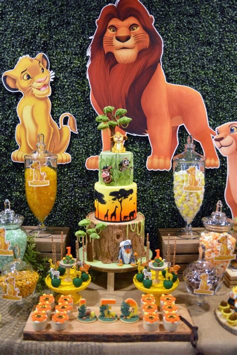 Lion King Dessert Table Lion King Baby Shower Lion Birthday Lion