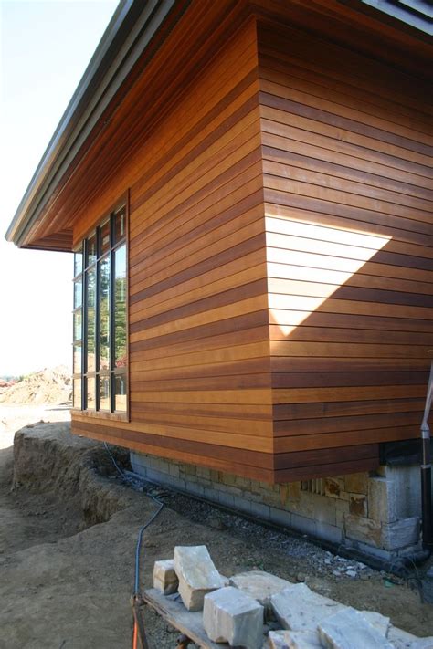Clear Vertical Grain Cedar Siding Hillside Drive Residence Pinter