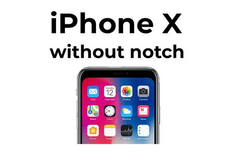 Iphone X Notchless How To Hide The Notch On Iphone X
