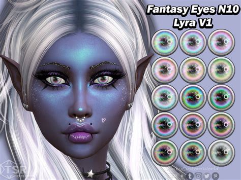 The Sims Resource Fantasy Eyes N10 Lyra V1