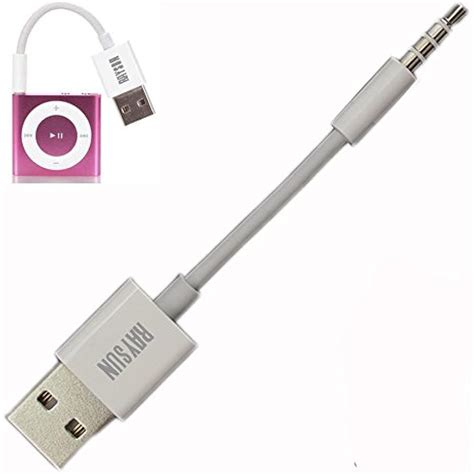 2 Pack 11cml 2 In1 Usb Charging And Data Syncing Cable For Apple Ipod