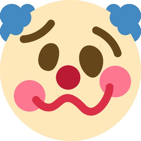 Clown Emoji PNG Image PNG Mart