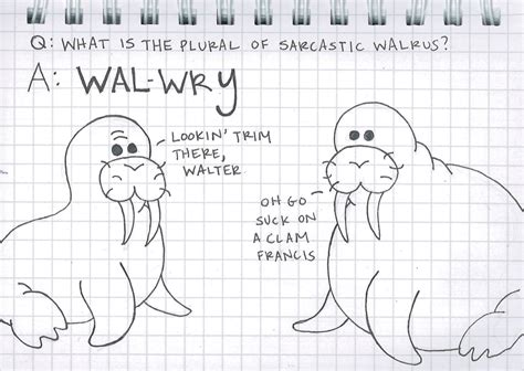 Overcaffeinated Ginger Who Doesnt Like A Good Walrus Pun