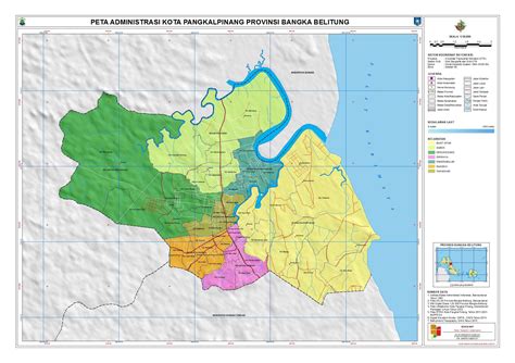 Peta Pangkal Pinang Lengkap Dengan Nama Kecamatan Lamudi