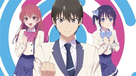 Crunchyroll Three Way Relationship Tv Anime Series Girlfriend Girlfriend Reveals 1st Trailer