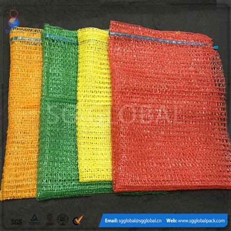 Grs Sgs Approved Factory Plastic Packing Kg Kg Pe Raschel Vegetable