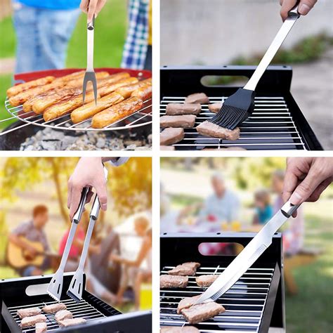 Yougreast Bbq Grill Tools Set 5pcs Stainless Steel Barbecue Grill