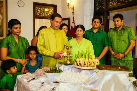Avurudu Nekath Celebrations At Presidents House Gossip Lanka News