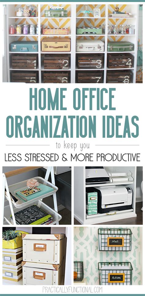 21 Home Office Organization Ideas Quick Tips To An Organized Home Office