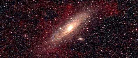 Download Wallpaper 2560x1080 Andromeda Galaxy Nebula Stars Space