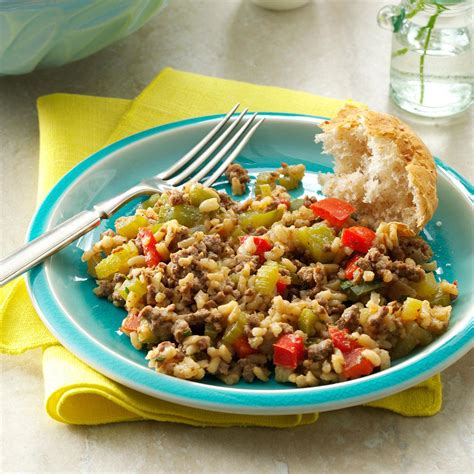 Find healthy, delicious diabetic ground beef recipes, from the food and nutrition experts at eatingwell. Cajun Beef & Rice Recipe | Taste of Home