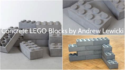 concrete-lego-blocks-by-andrew-lewicki | Lego blocks, Concrete, Lego