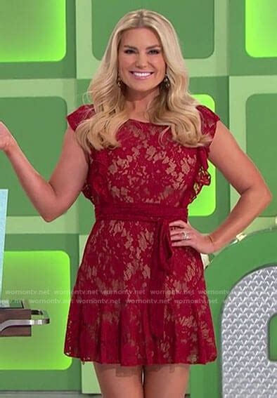 Wornontv Rachels Red Lace Dress On The Price Is Right Rachel