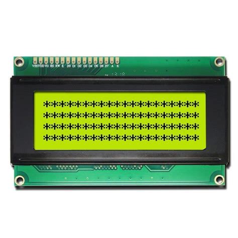Display Lcd 20x4 Verde Com Backlight Microwat