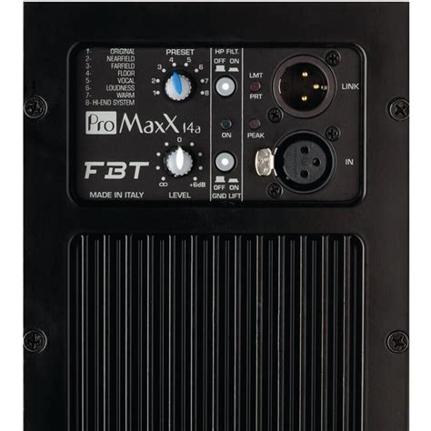 Fbt Promaxx 14a Dj Dealer Professional Audio And Lighting Specialist Kent