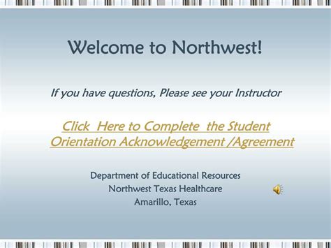 Ppt Nwths Student Orientation Powerpoint Presentation Free Download