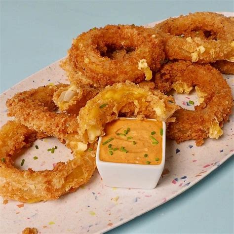 Cheese Stuffed Onion Rings Follow Your Heart