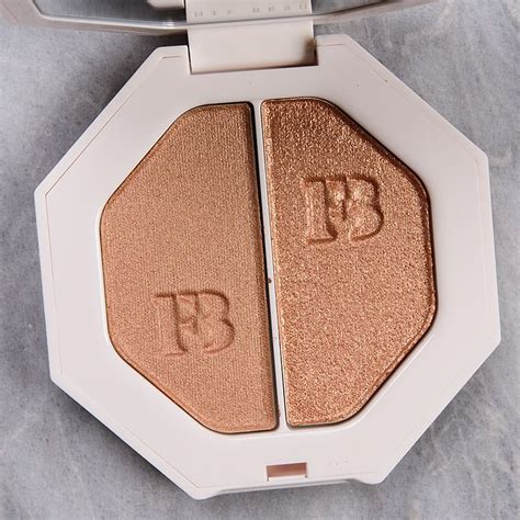 fenty beauty afternoon snack mo hunny killawatt freestyle highlighter duo review and swatches