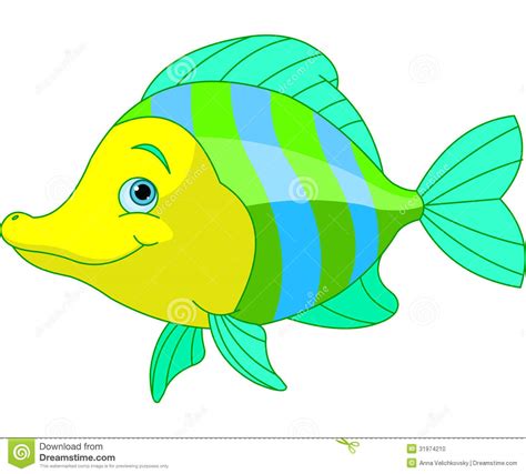 Cute Fish Stock Photo Image 31974210