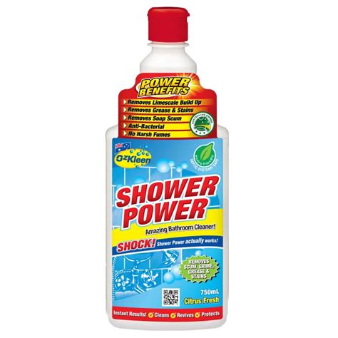 shower power citrus 750ml ozkleen
