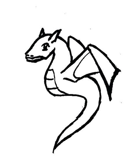 Dragon Outline Drawing At Explore Collection Of