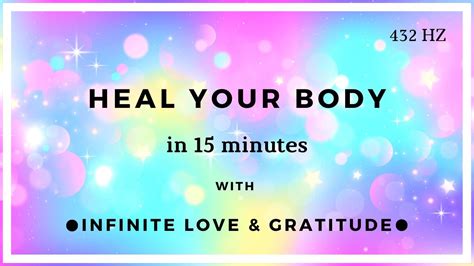 15 Minute Healing Meditation Heal Your Body Permanently Youtube