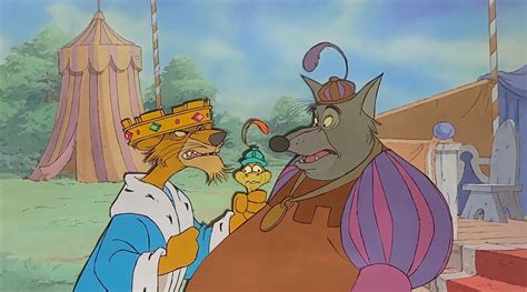 Original Production Animation Cels Of Prince John Sir Hiss And The