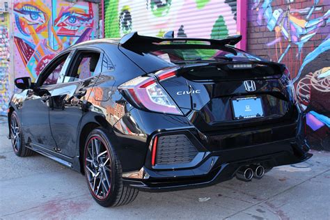 Black Honda Civic Hatchback Sport 2017