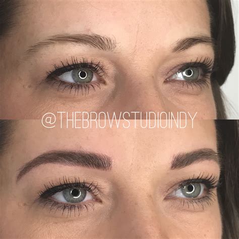 Microbladed Eyebrows Microblading The Brow Studio Zionsville