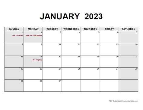 27 Printable Choices January 2023 Printable Calendar “504ms” Michel
