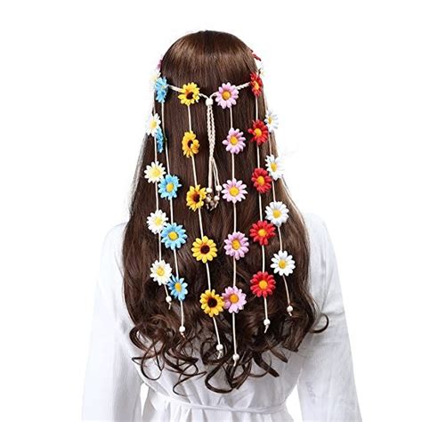 Flower Hippie Headband Floral Crown Awaytr Behemain