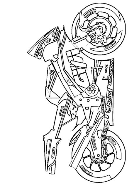 Lcr Honda Motogp Coloring Page Funny Coloring Pages