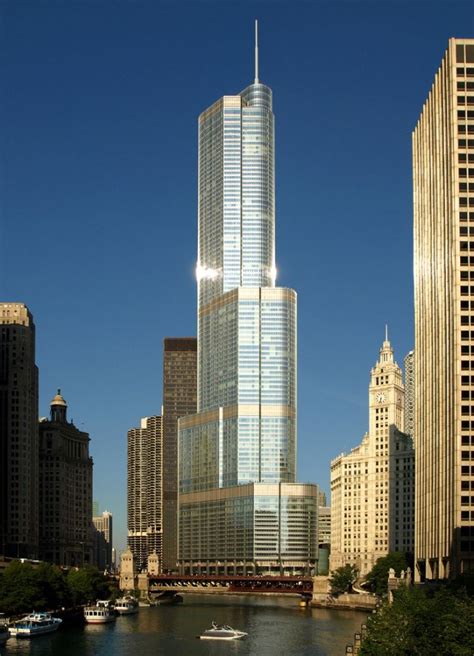 The trump international hotel and tower chicago completes this year as the tallest building in the us built in 35 years, since sears tower. Jin Mao Tower, Trump International Hotel and Tower ...