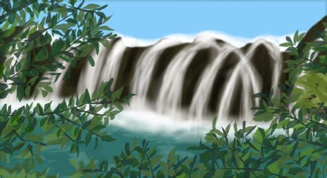 Waterfalls Drawings Sketchport
