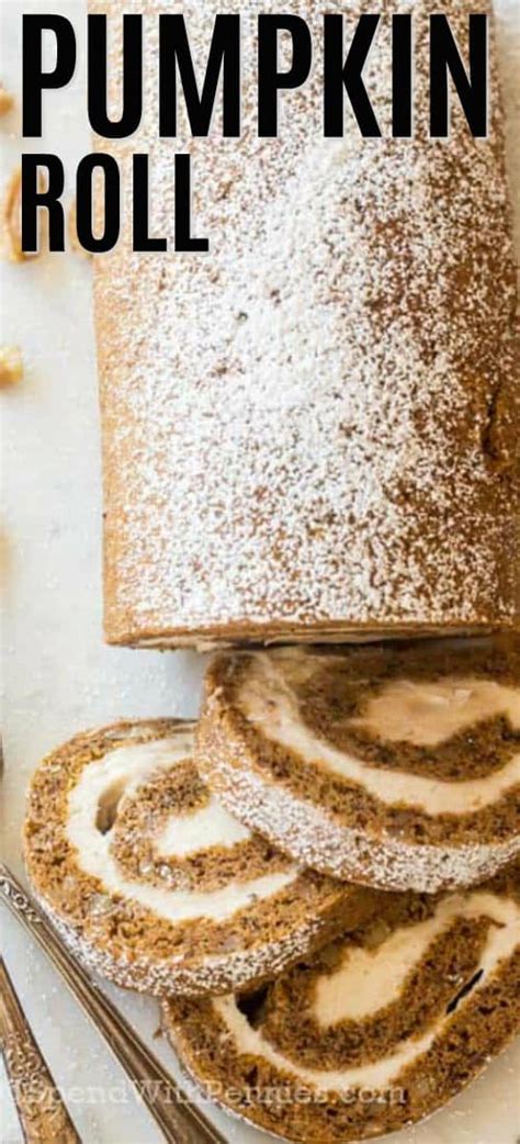 You can pull off this easy pumpkin roll recipe using cake mix to make you look like a boss in the kitchen. Homemade Pumpkin Roll Recipe {Under 30 mins!} - Spend With Pennies