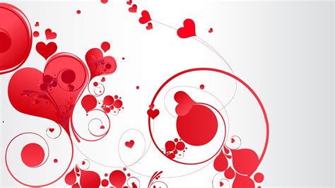 Heart Vector Art Simple Background Valentines Day Wallpapers Hd