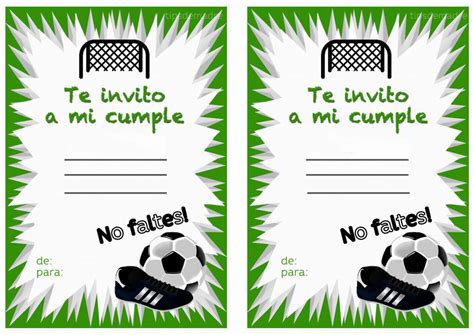 Imagenes De Futbol Para Tarjetas De Cumpleaños Varias Tarjetas