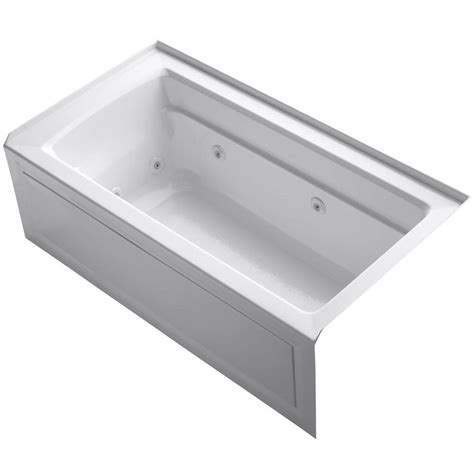 The one with a heater is. KOHLER Devonshire 5 ft. Whirlpool Tub with Reversible ...