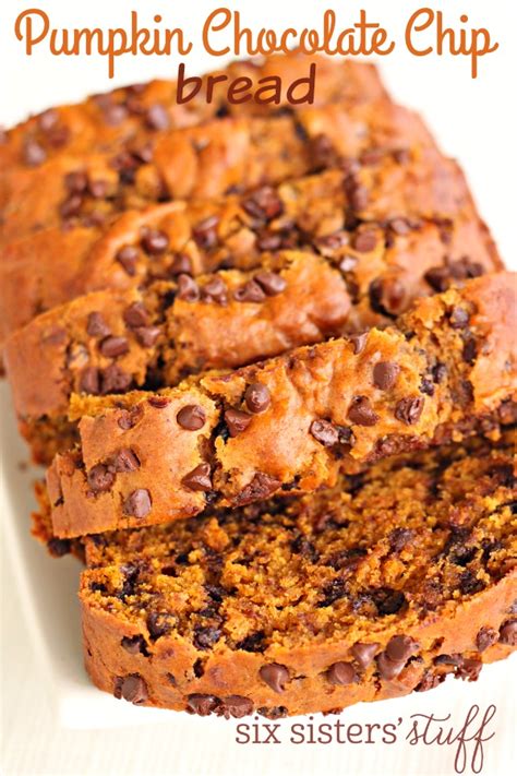 And if that breakfast is this pumpkin zucchini bread? Pumpkin Chocolate Chip Bread | Six Sisters' Stuff