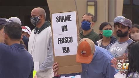 Frisco Isd Students Parents Protest Proposed Zoning Maps Youtube