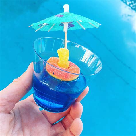 Sour Patch Kids Peach Ring Pool Floaty Jello Shots For Summer Pool