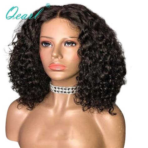 13x6 Deep Long Middle Part Lace Front Wigs Pre Plucked Brazilian Curly Remy Hair Human Hair Wig