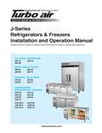Turbo Air Jrf J Series Solid Door Dual Temperature Combination Refrigerator Freezer