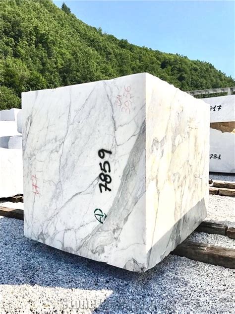 Bianco Carrara Marble Block From Italy