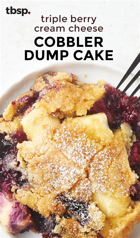 Food network invites you to try this blueberry cream cheese tarts. triple berry cobbler paula deen