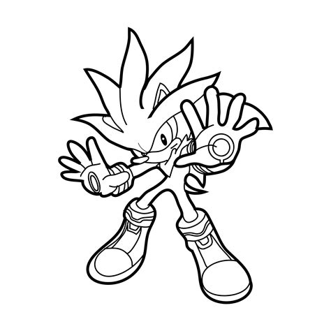 Desenho De Super Sonic Para Colorir Tudodesenhos Dfe